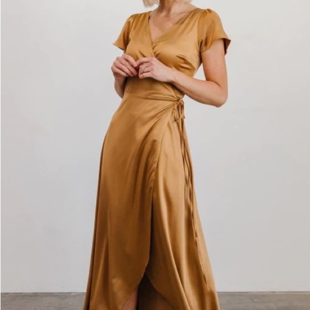 Baltic Born Gold Maxi Dress